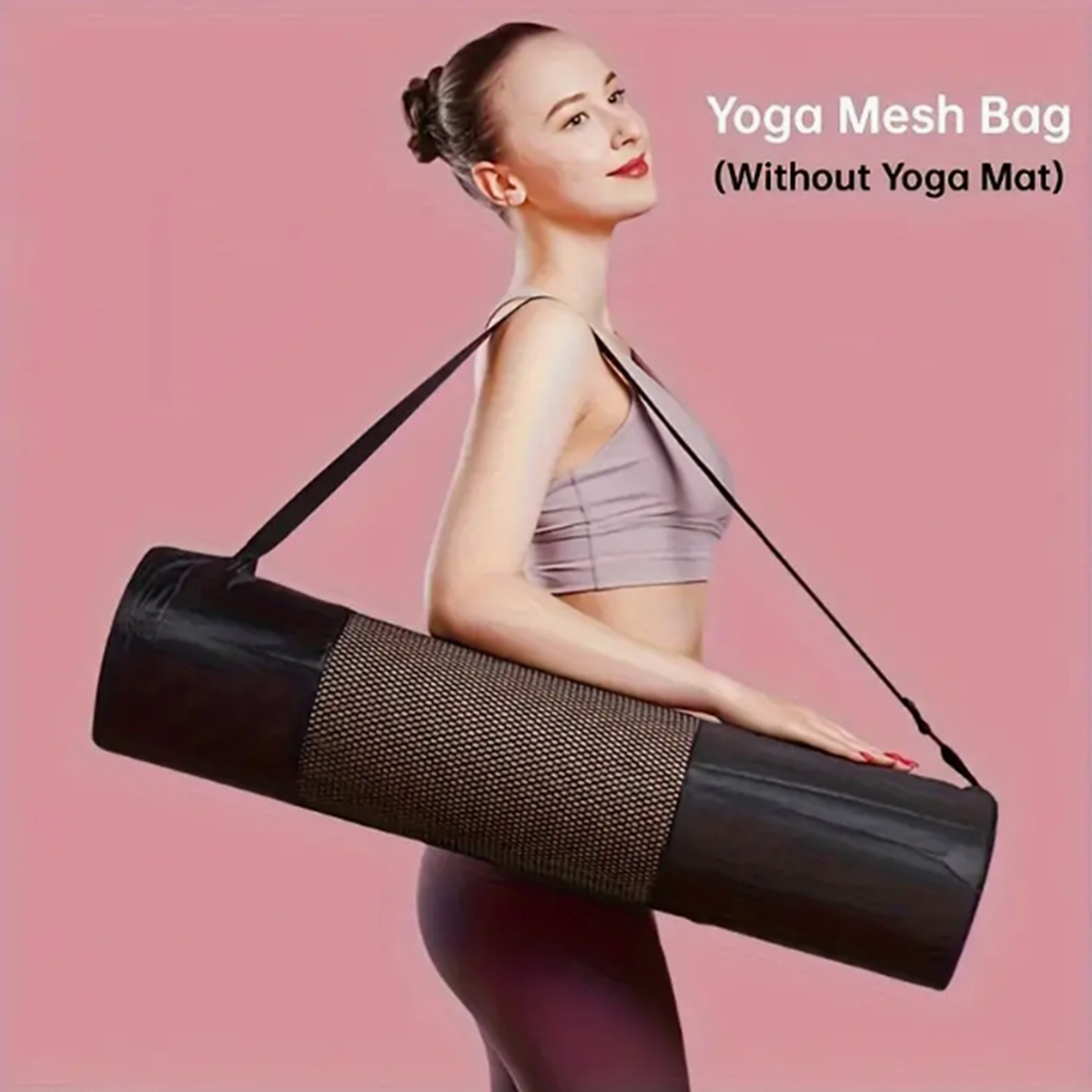 Mat Pilates Yoga - 통기성이 좋은 요가 매트 보관용 메쉬