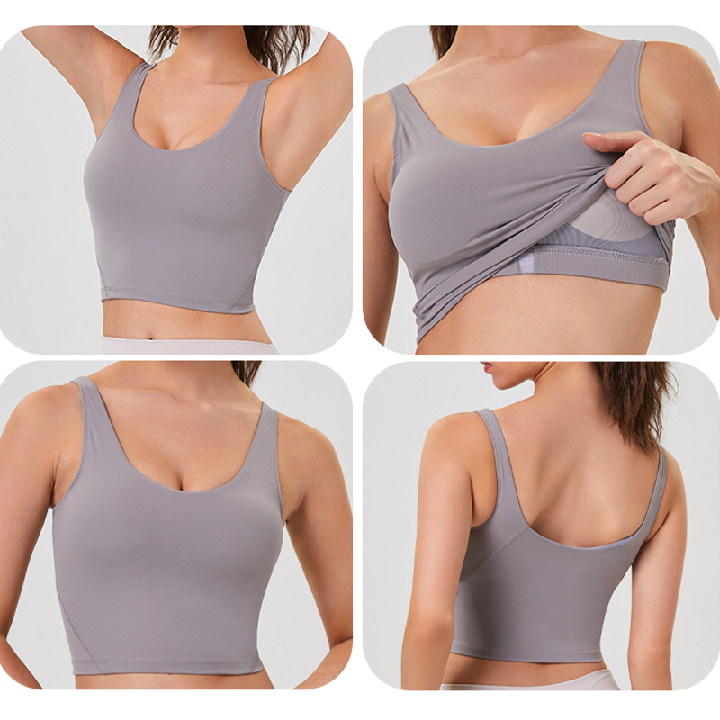 Pilates Yoga Clothes - 여성용 요가 조끼, 필라테스 운동 활동복,