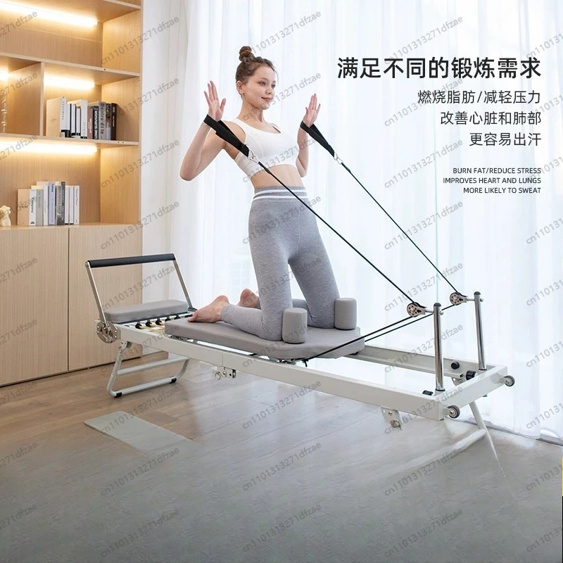Pilates Yoga Reformer - 홈 피트니스 필라테스 리포머 기구, 체중