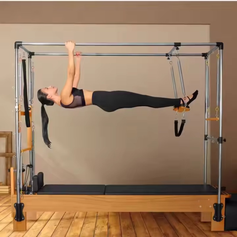 Pilates Yoga Reformer - YTYIN 화이트 메이플 우드 필라테스 리포머