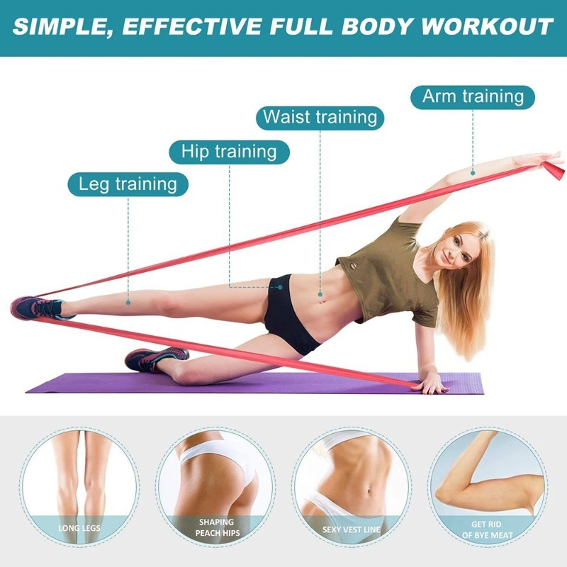 천연 라텍스 저항 밴드, 요가 필라테스 홈짐 피트니스  - Pilates Yoga Reformer 리뷰 및 가격