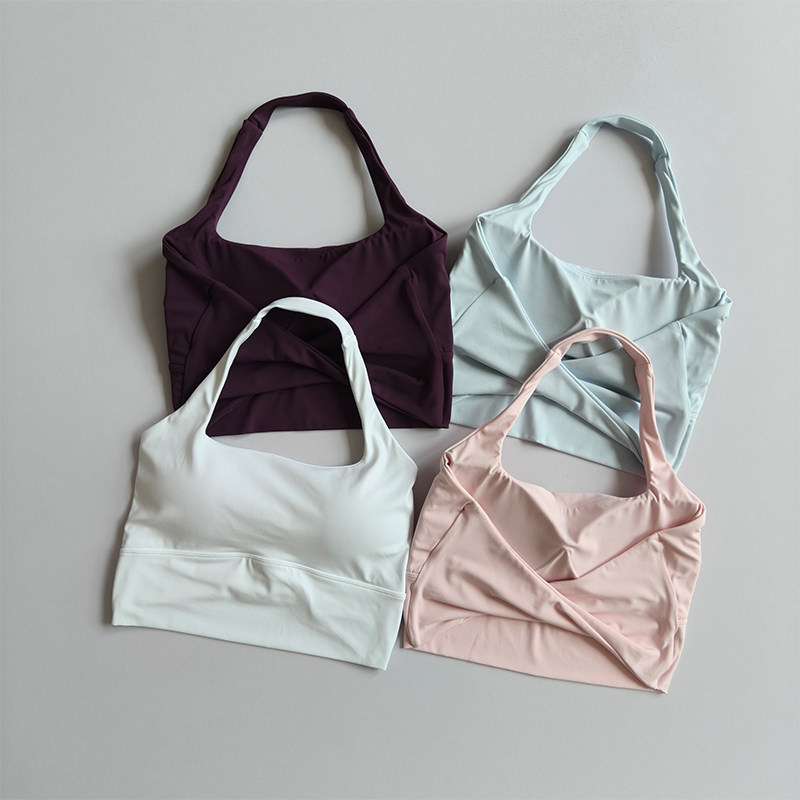 넥라인 디자인의 여성용 여름 원컵 퀵 드라이 스포츠 피 - Pilates Yoga One 리뷰 및 가격