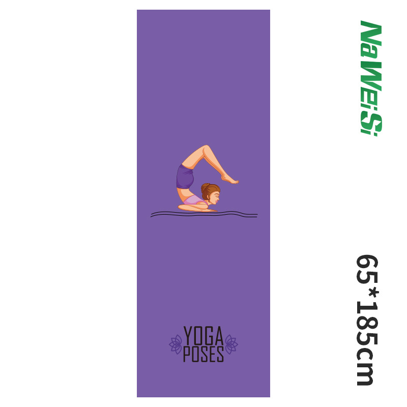 새로운 요가 매트 타월 63*185cm 양면 인쇄된 마 - Mat Pilates Yoga 리뷰 및 가격
