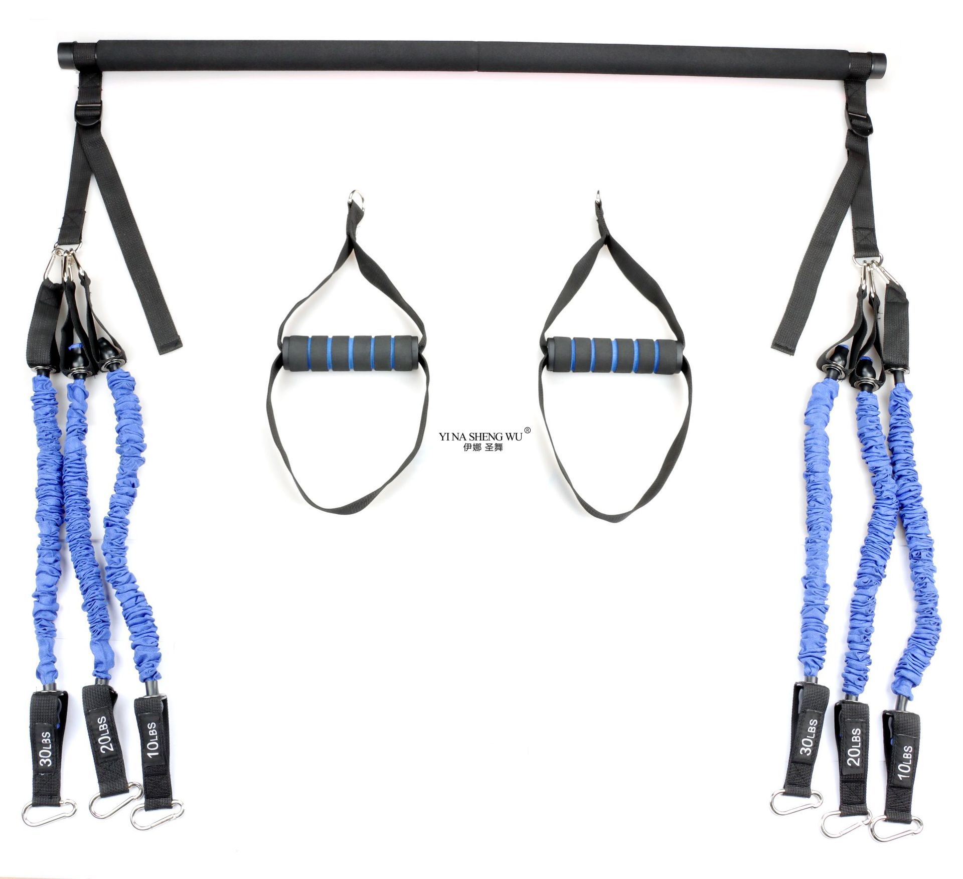 다기능 조정 가능한 필라테스 막대 탄성 로프 안티 브레 - Pilates Yoga Combined 리뷰 및 가격